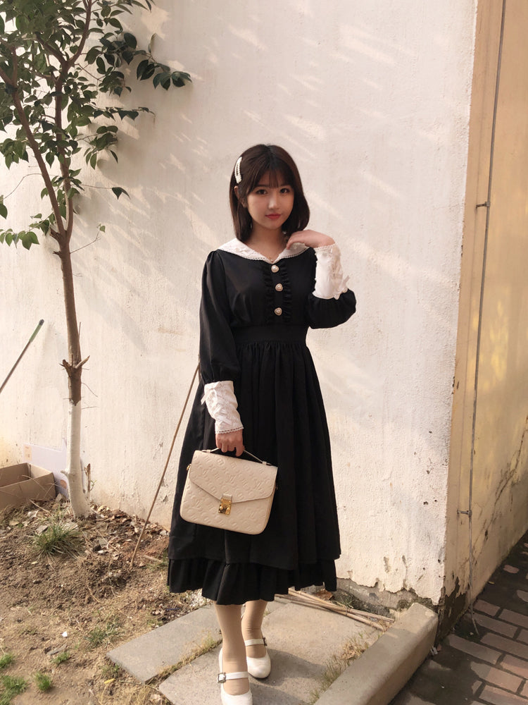 OP Dress♥Ready to Ship♥ Lola's Diary Long Blouse Version♥Sweet Lolita Dress