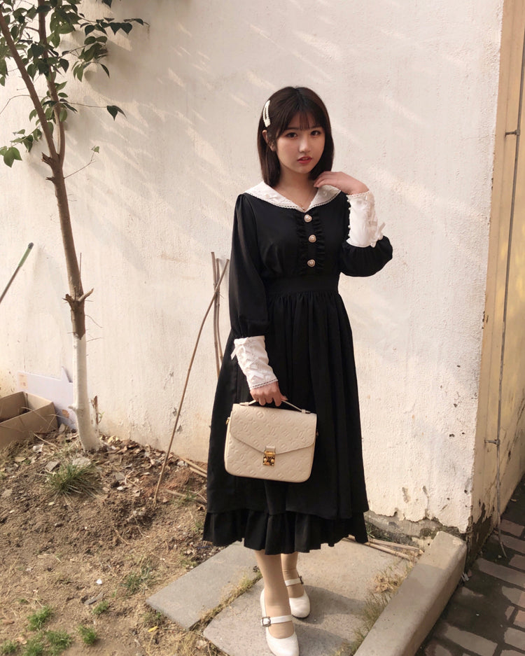 OP Dress♥Ready to Ship♥ Lola's Diary Long Blouse Version♥Sweet Lolita Dress