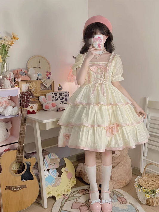 Plus Size♥OP Dress♥ Ready to Ship♥Sweet Elegant Daily Lolita Dress