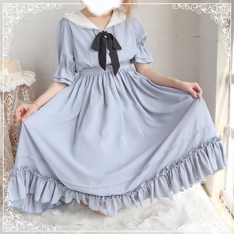 OP Dress♥Ready to Ship♥ Lola's Diary Long Blouse Version♥Sweet Lolita Dress