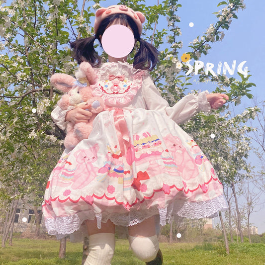 JSK Dress♥Ready to Ship♥Sweet Bear ♥ Sweet Lolita Dress