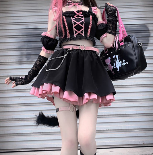 Top&SK Set♥Ready to Ship♥Hot Meow♥Sweet Lolita Dress