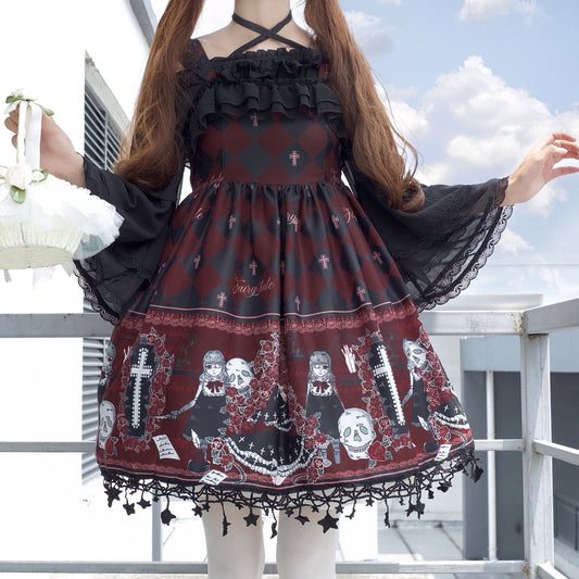 JSK Dress♥Ready to Ship♥Dead Girl ♥ Gothic Lolita Dress