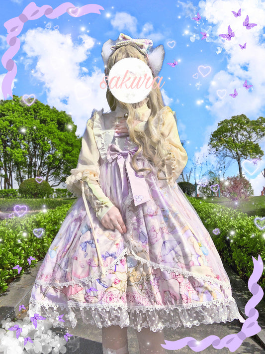 JSK Dress♥Ready to Ship♥Party Bear ♥ Sweet Lolita Dress