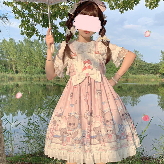 JSK Dress♥Ready to Ship♥Sweet Bear♥ Sweet Lolita Dress