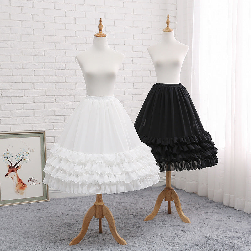 70cm Super Fluffy Lolita Dress Petticoat With Fish Bone