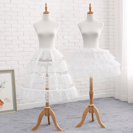 48cm-67cm Fluffy Lolita Dress Adjustable Petticoat With Fish Bone
