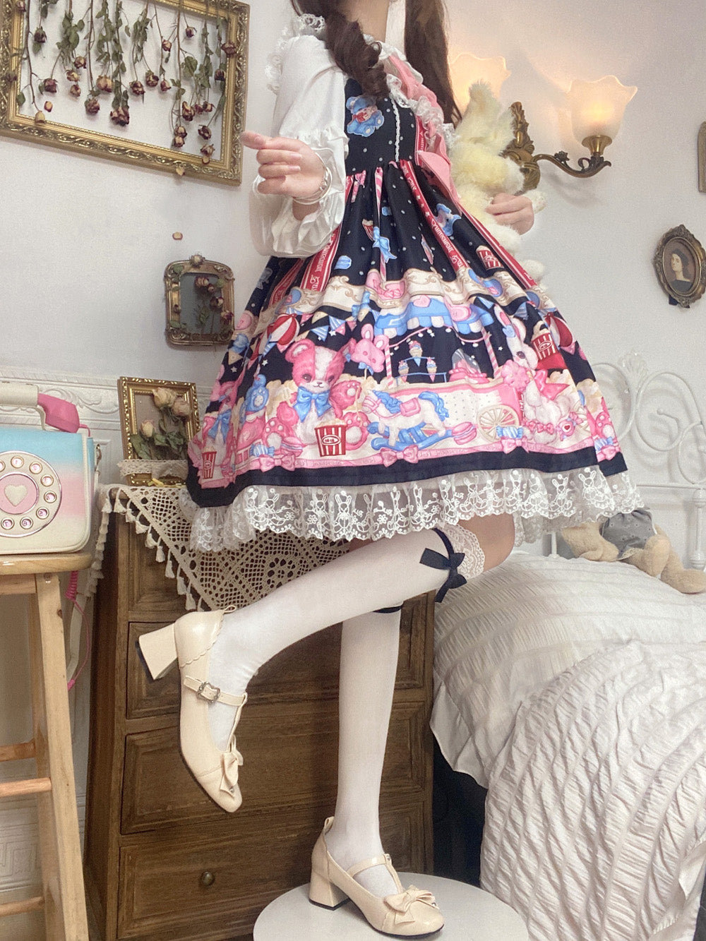 OP Dress♥Ready to Ship♥Popcorn♥ Sweet Lolita Dress