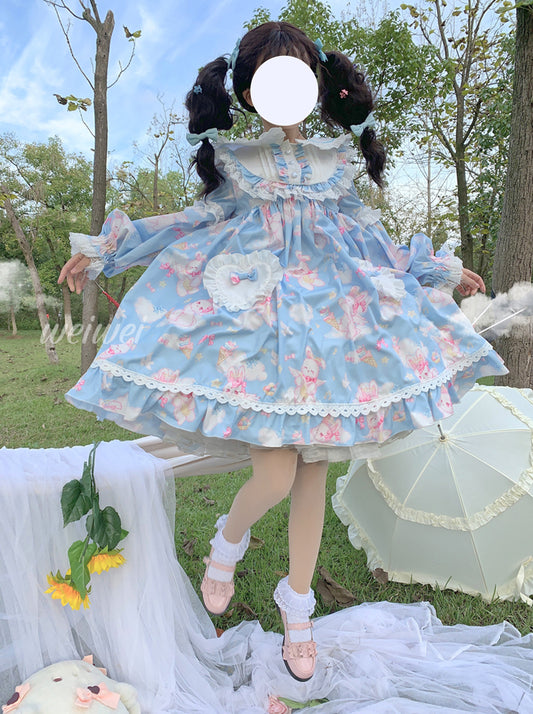 OP Dress♥Ready to Ship♥Cute Rabbit♥ Sweet Lolita Dress