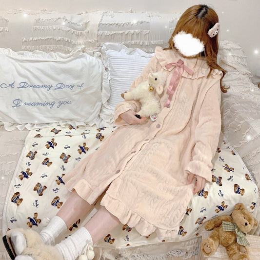 Night Dress♥Ready to Ship♥Steamed Creamy Custard Bun♥Sweet Lolita Sleepwear & Lounge Wear