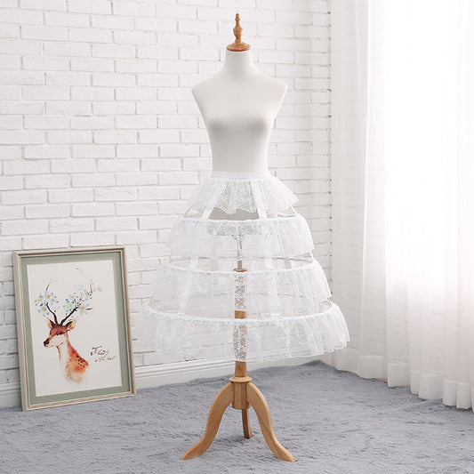 48cm-67cm Fluffy Lolita Dress Adjustable Petticoat With Fish Bone