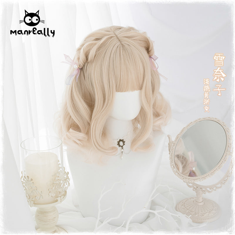 Daily Harajuku Lolita Short Curly Wig