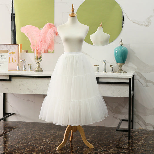 Daily Fluffy 80cm Length A line Shape Petticoat