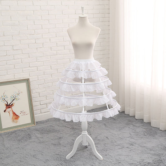 60cm Length Fluffy Lolita Dress Petticoat With Fish Bone