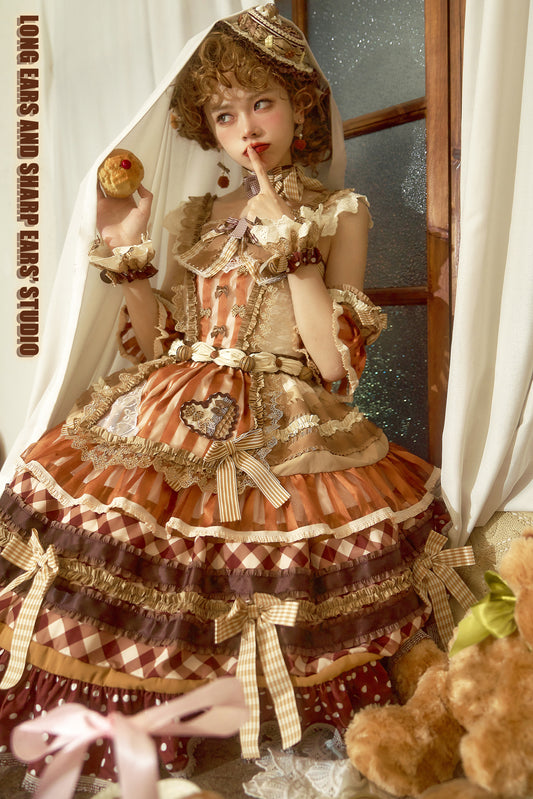 JSK Full Set ♥Pre-order♥Chocolate Cake ♥Sweet Lolita Dress