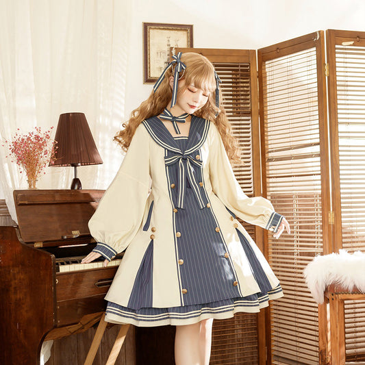 Plus Size♥OP♥Ready to Ship♥Sweet Lolita Long-sleeved Dress