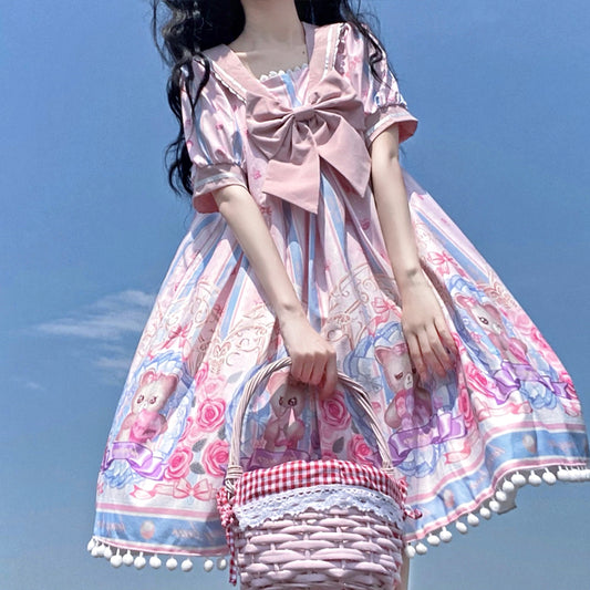 OP Dress♥Ready to Ship♥Sweet Bear Can♥ Sweet Lolita Dress