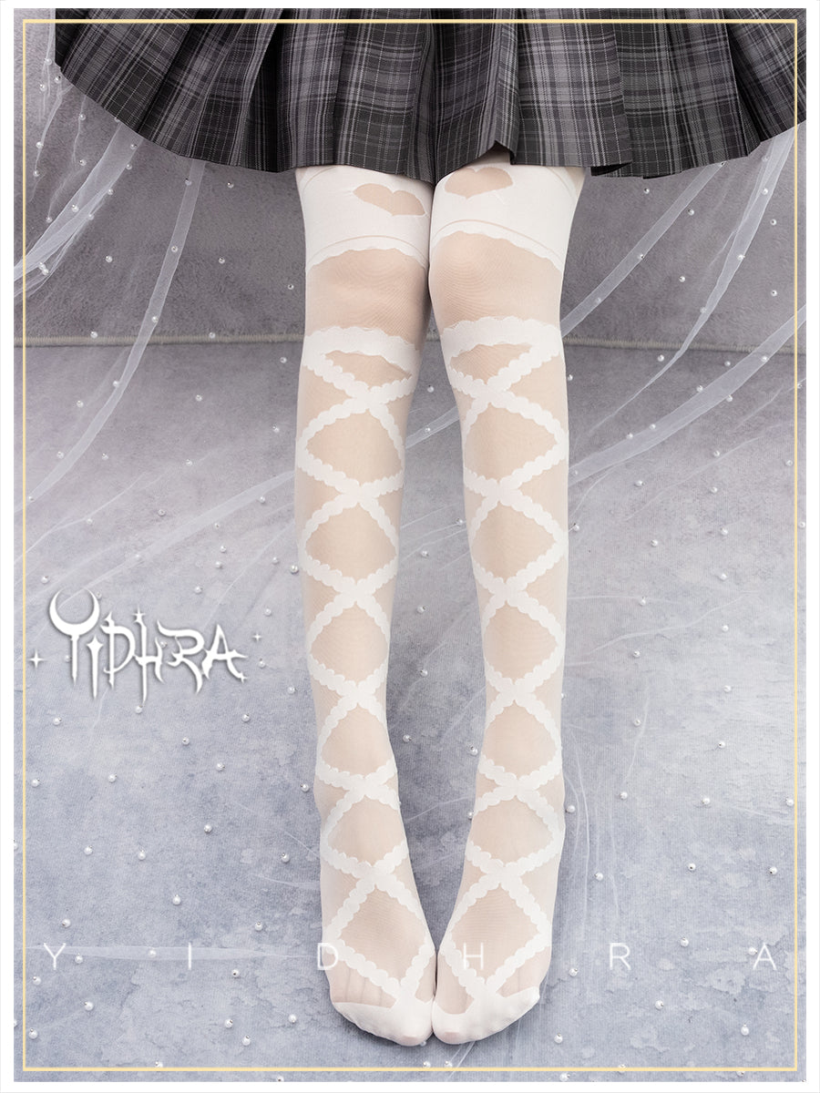 Ribbon Doll Lolita Tights By Yidhra