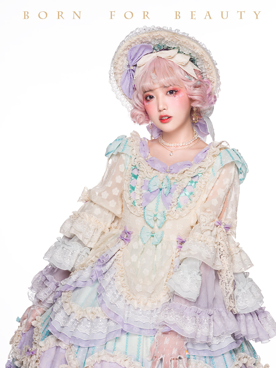 OP Dress ♥Ready to Ship♥Rainbow Bubble ♥Romantic Lolita Dress