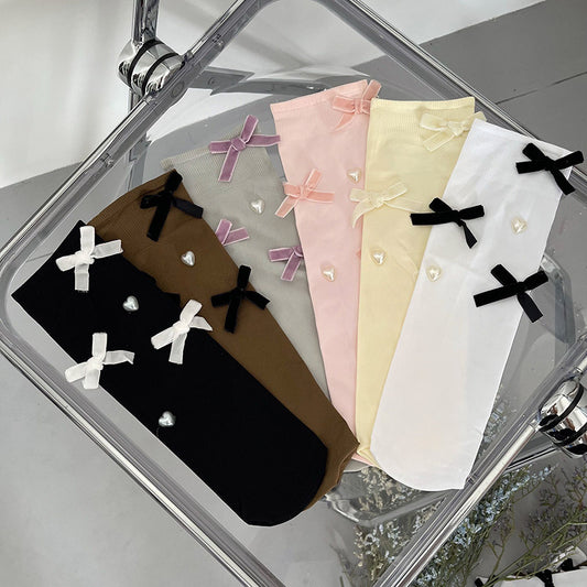 Sweet Lolita Stockings With Small Bow