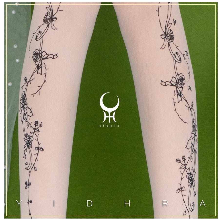 The Story of the Rose Lolita Tights By Yidhra