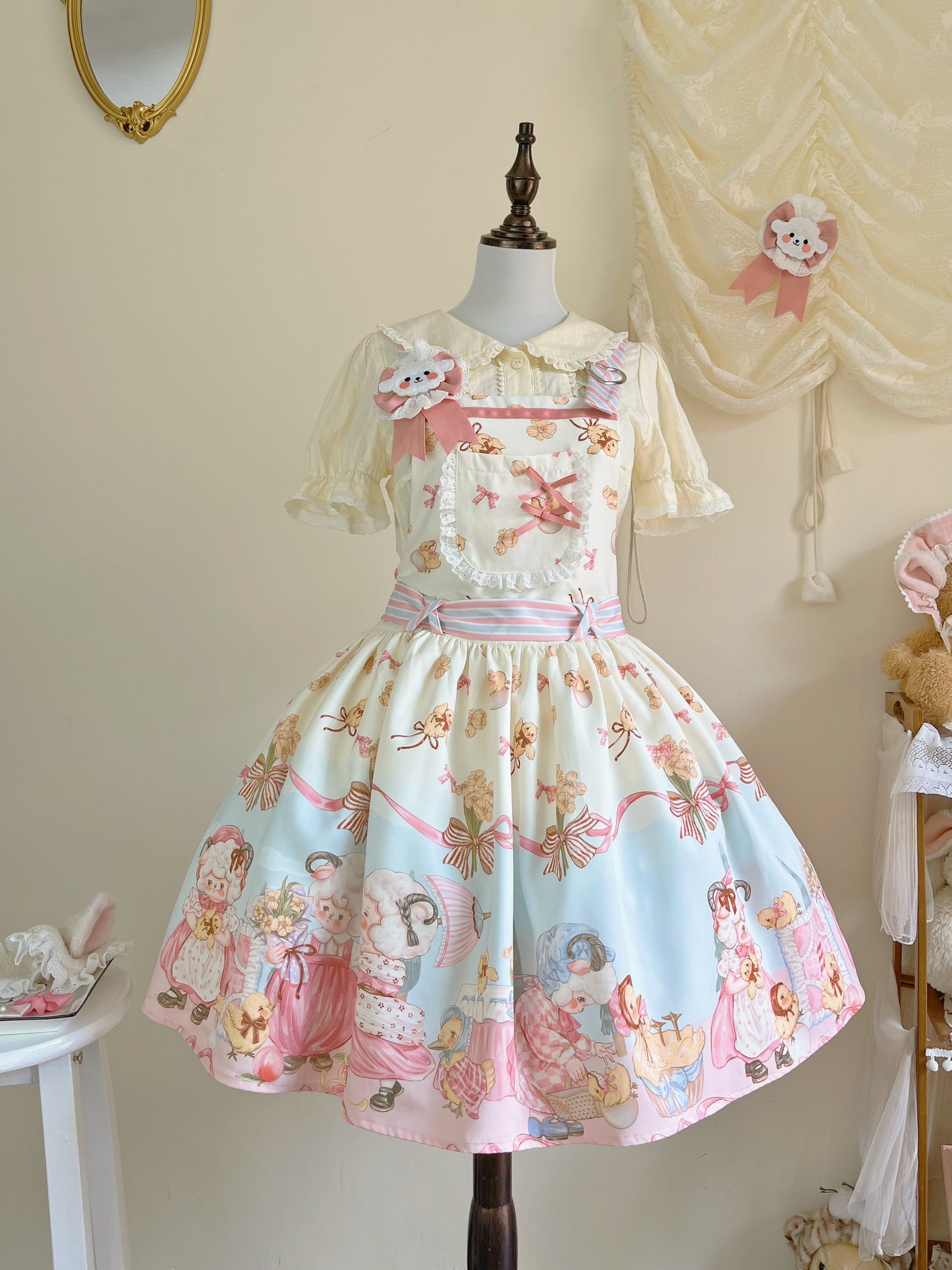 JSK ♥Ready to Ship♥ Sheep Waltz ♥Sweet Lolita Dress