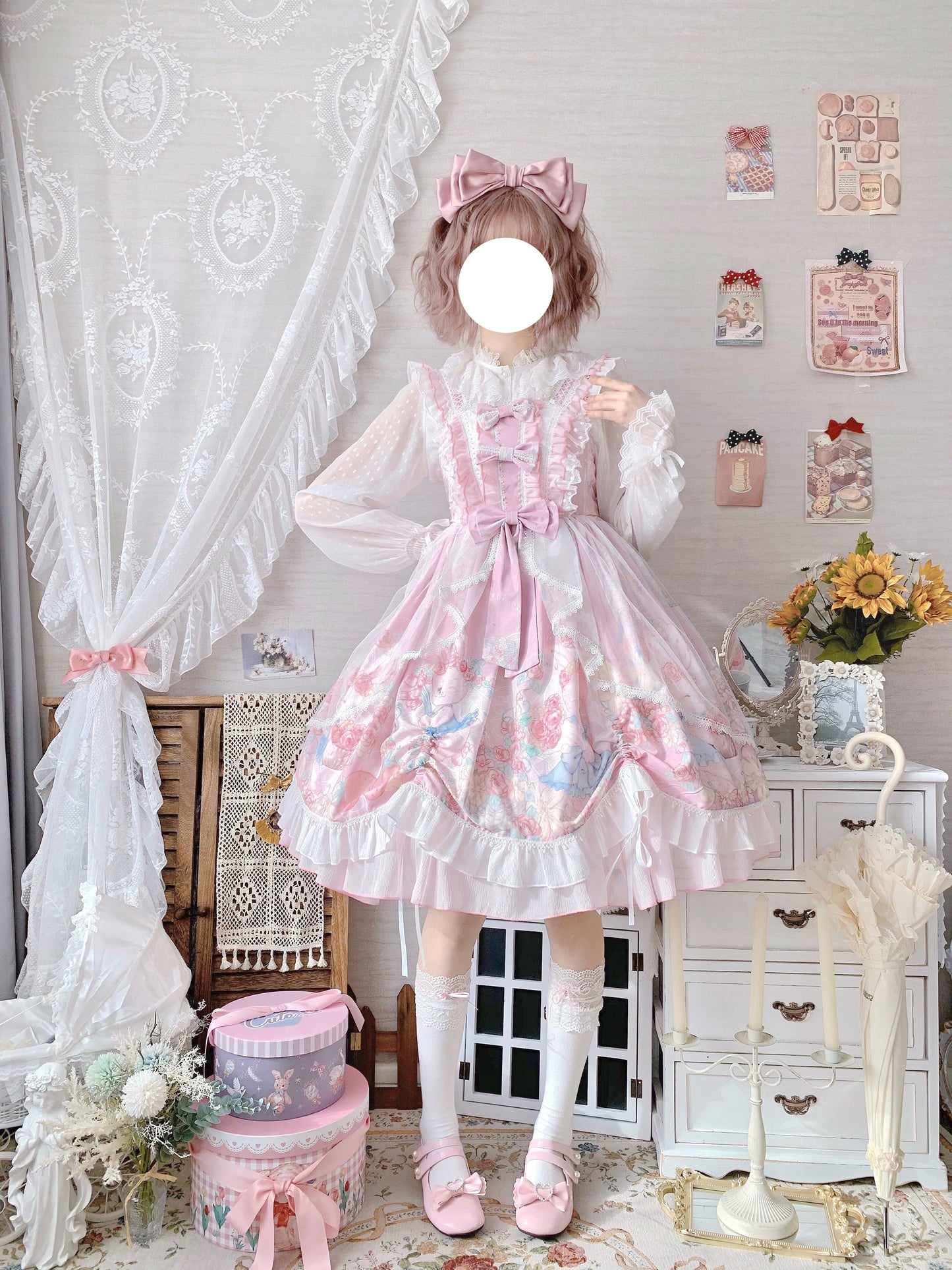 JSK Dress♥Ready to Ship♥Sweet Rabbit♥ Sweet Lolita Dress