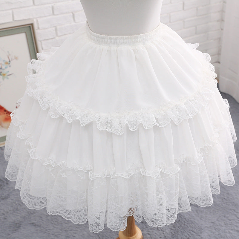 47cm Fluffy Lolita Dress Petticoat With Fish Bone