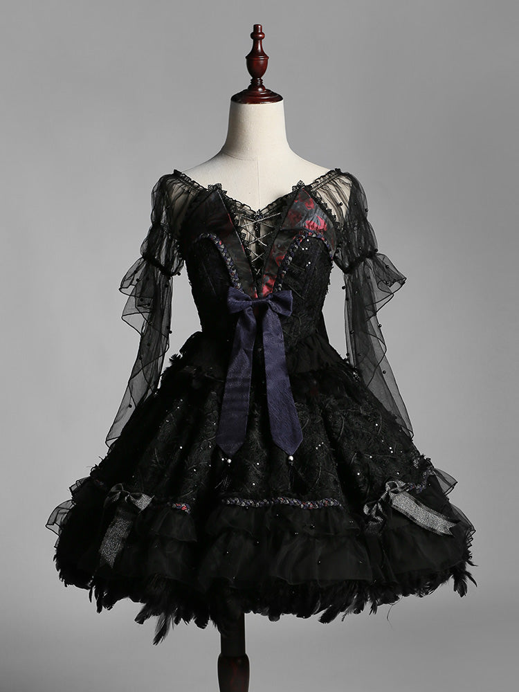 OP Dress Ready to Ship Odile Gothic Lolita Dress – nbsama