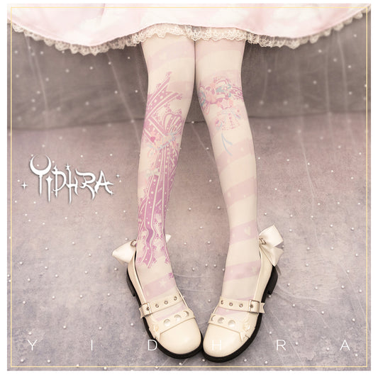 Macaron Gift Box Lolita Tights By Yidhra