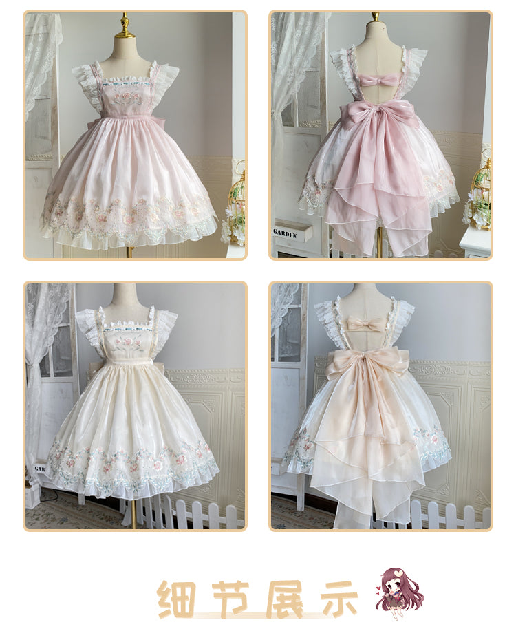 JSK♥Ready to Ship♥Flower Encounter♥Sweet Lolita Dress