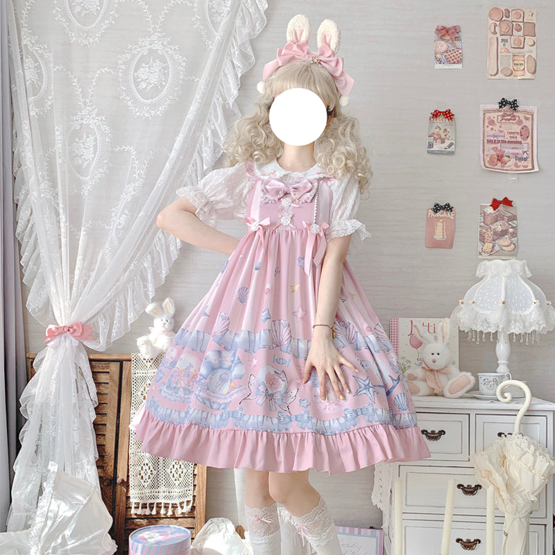 JSK Dress♥Ready to Ship♥Deep Sea Concert ♥ Sweet Lolita Dress