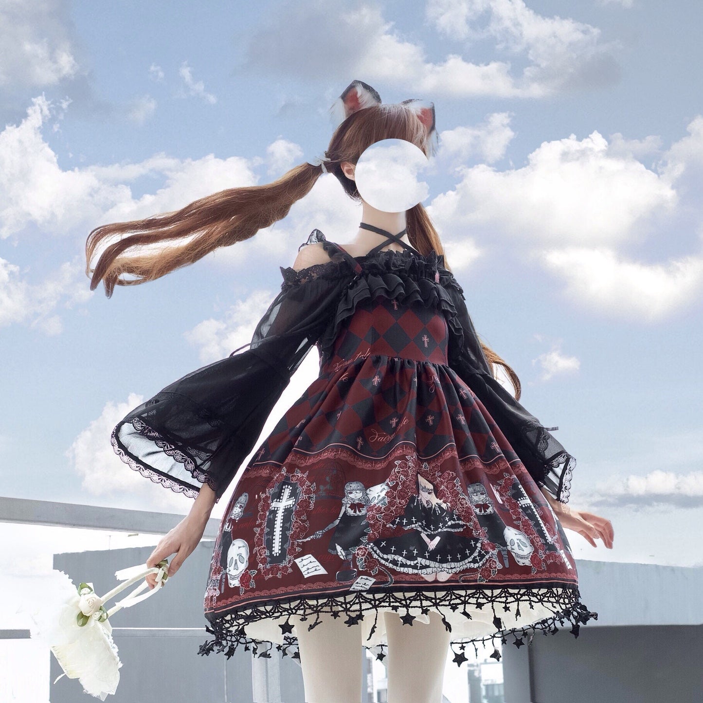 JSK Dress♥Ready to Ship♥Dead Girl ♥ Gothic Lolita Dress