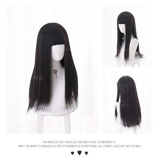 Long Straight Lolita Synthetic Wig