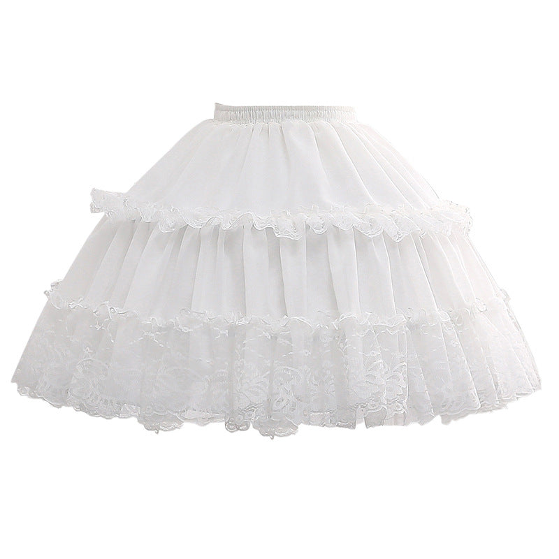 47cm Fluffy Lolita Dress Petticoat With Fish Bone
