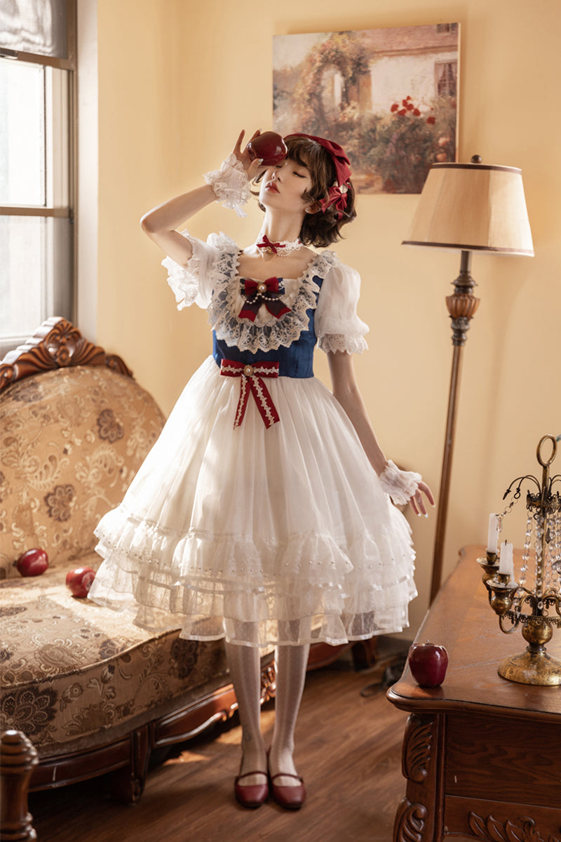 OP Dress♥Ready to Ship♥ White Snow Dance ♥ Sweet Lolita Dress