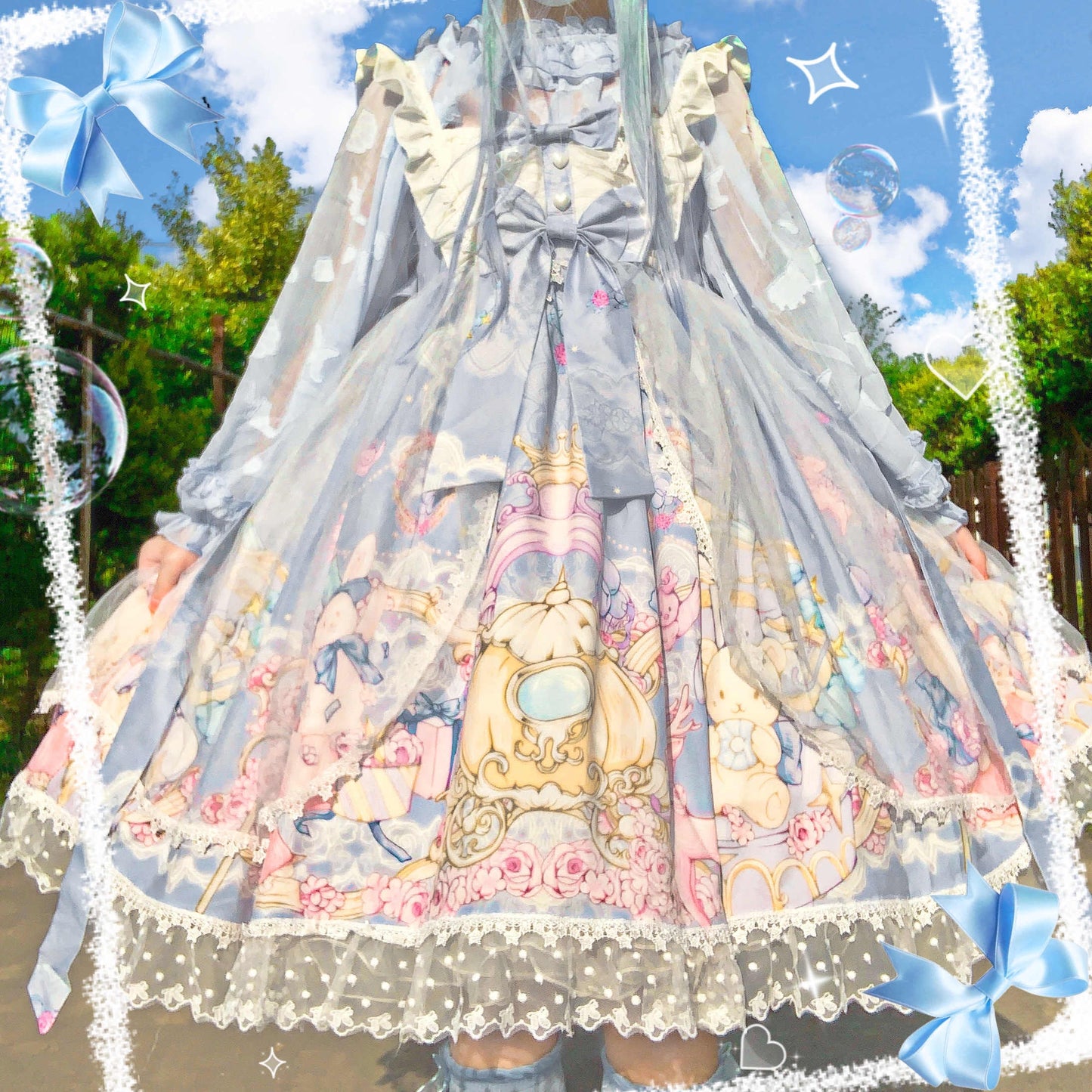 JSK Dress♥Ready to Ship♥Party Bear ♥ Sweet Lolita Dress
