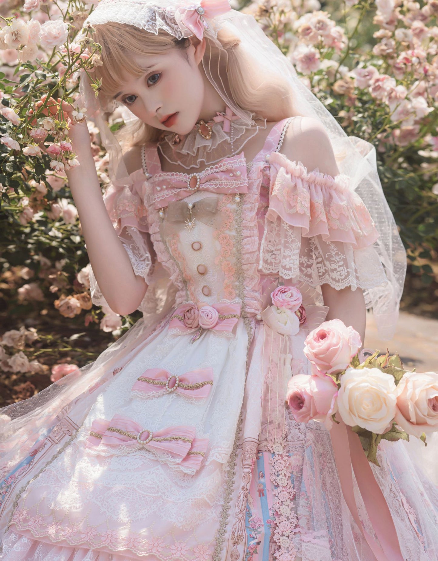 JSK Set ♥Ready to Ship♥Song in the moonlight ♥Hime Lolita Dress
