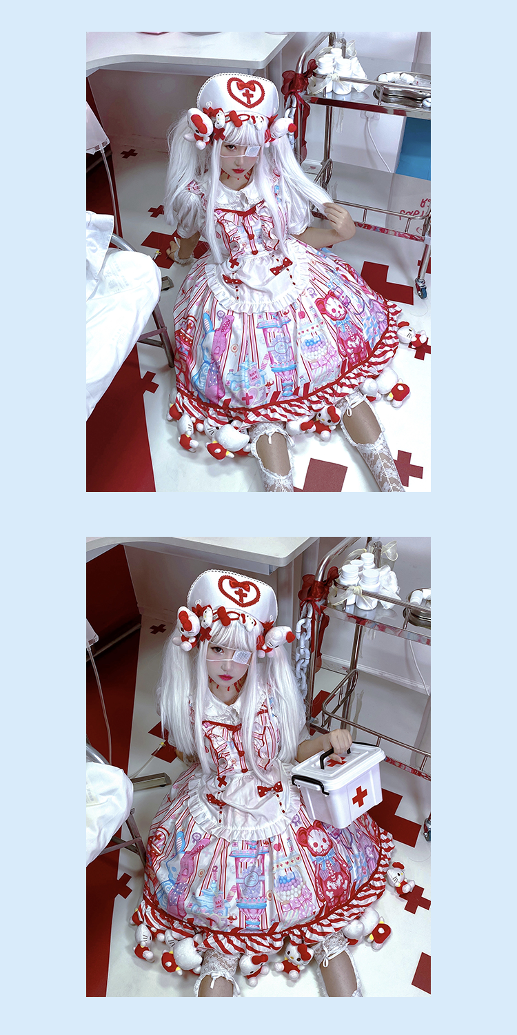 JSK Dress♥Ready to Ship♥Sweetie Hospital♥ Sweet Lolita Dress