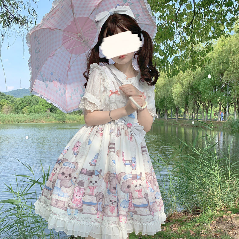 JSK Dress♥Ready to Ship♥Sweet Bear♥ Sweet Lolita Dress