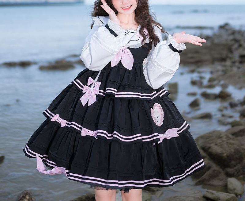 OP♥Ready to Ship♥Sailing Bunny♥Sweet Lolita Dress