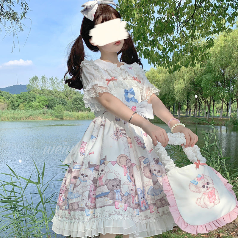 JSK Dress♥Ready to Ship♥Sweet Bear♥ Sweet Lolita Dress