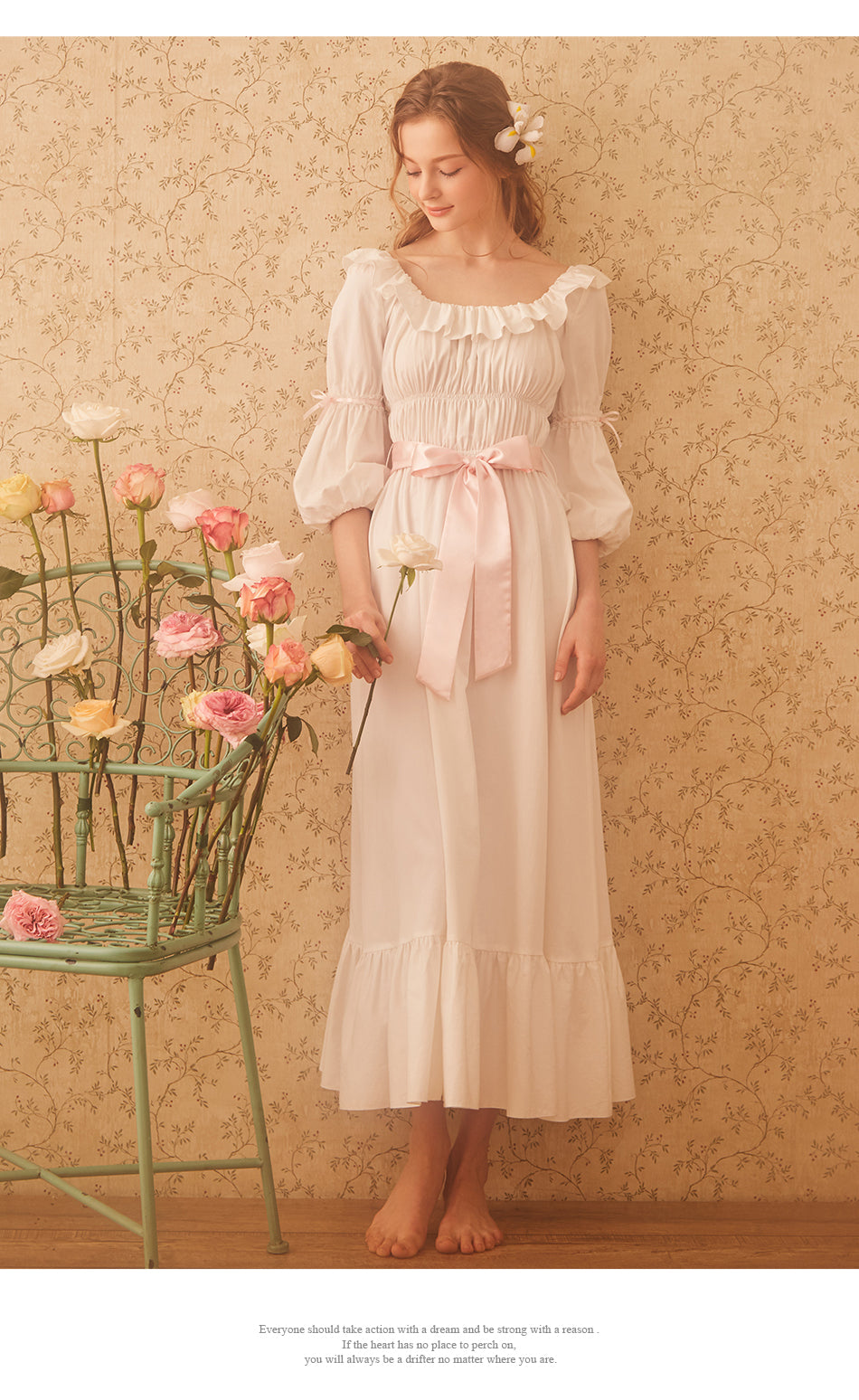 Night Dress♥Ready to Ship♥Palace Style♥Classic Lolita Sleepwear & Lounge Wear