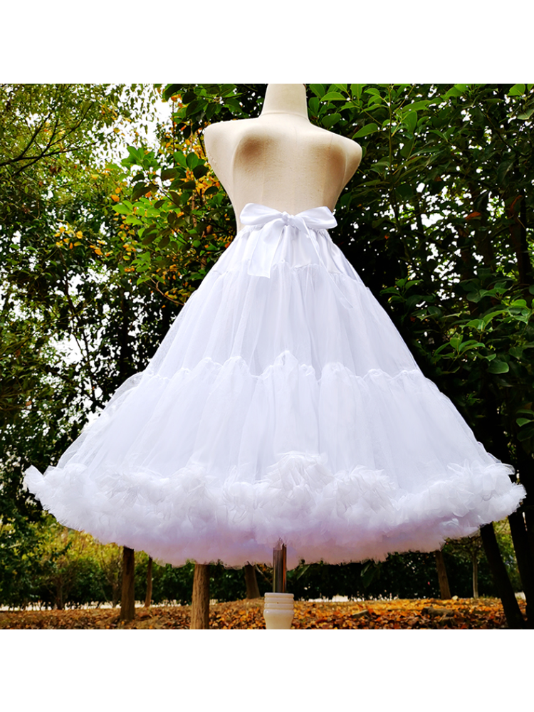 Rainbow Story Daily 55cm Length Cloud White Petticoat