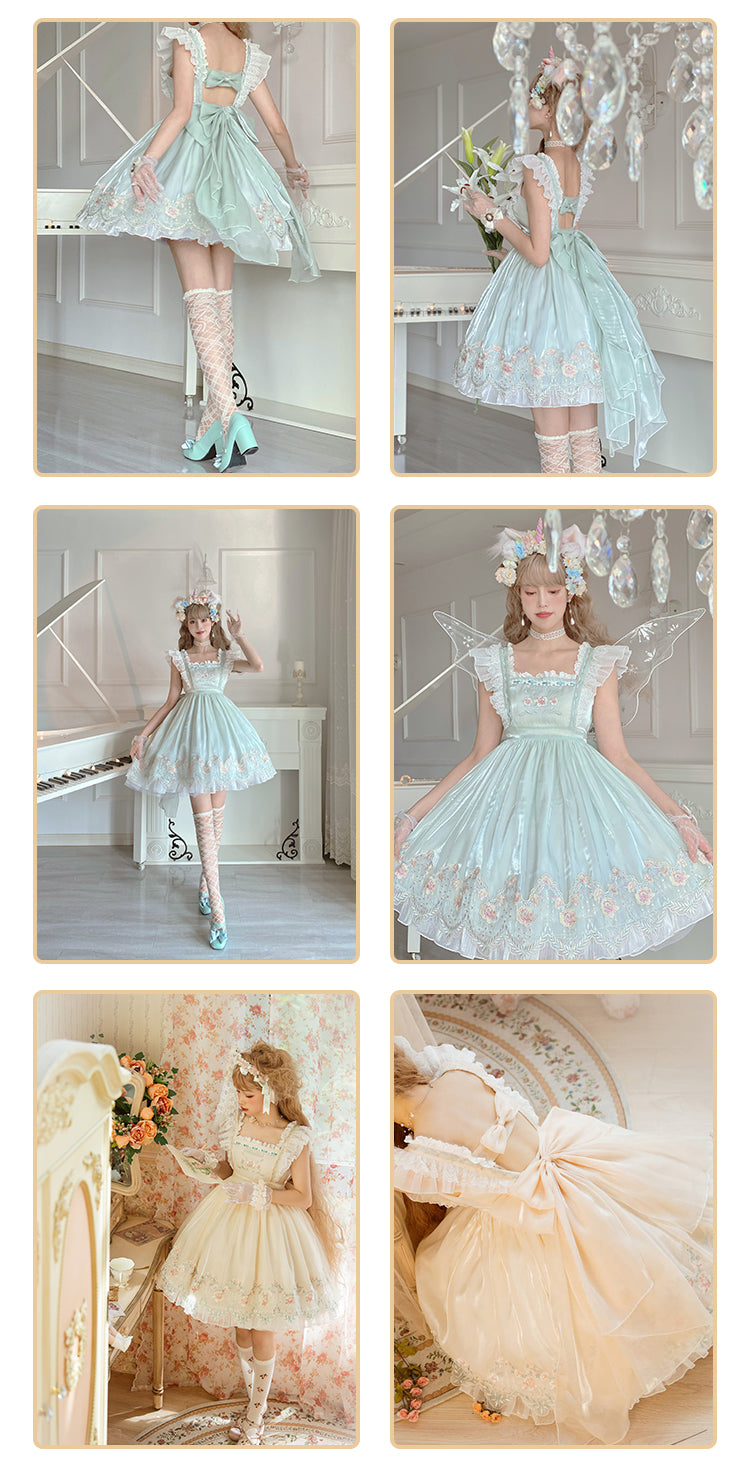 JSK♥Ready to Ship♥Flower Encounter♥Sweet Lolita Dress