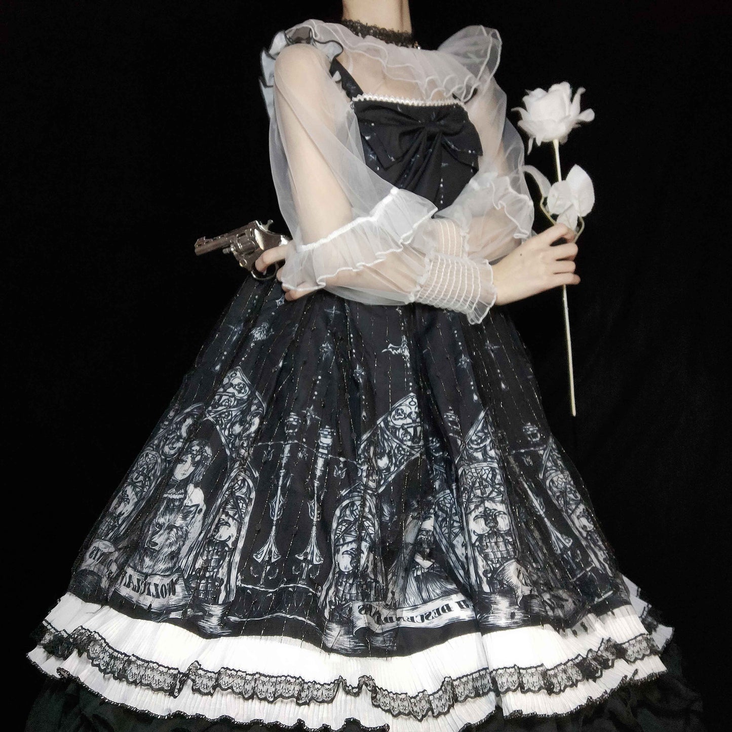 JSK Dress♥Ready to Ship♥ Redemption Goddess ♥ Gothic Lolita Dress