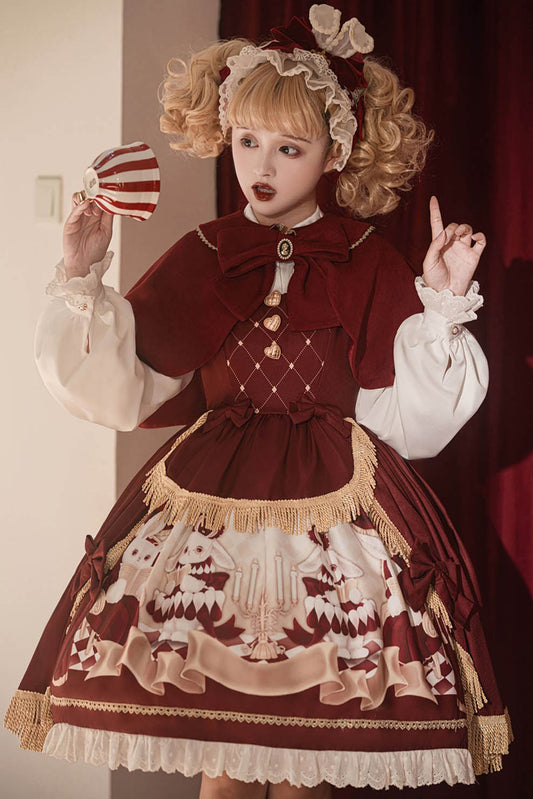 Cape♥ Ready to Ship♥Bunny Reading Club♥ Classic Lolita Cape