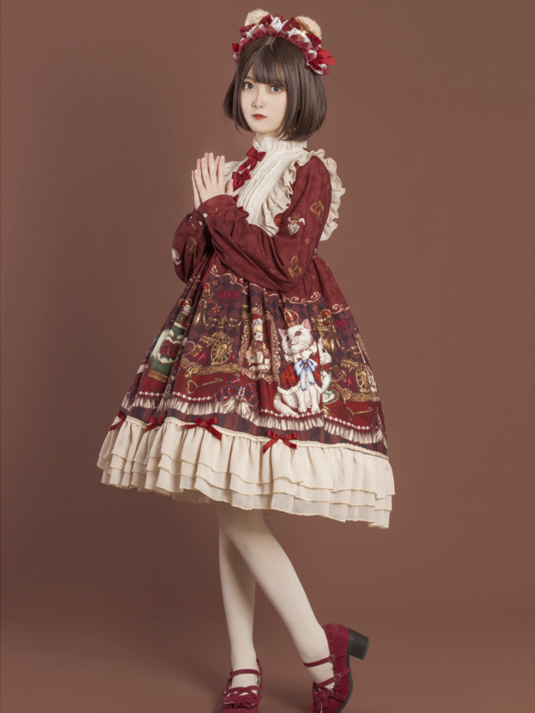 OP Dress♥Ready to Ship♥Crown Bear♥Sweet Lolita Dress