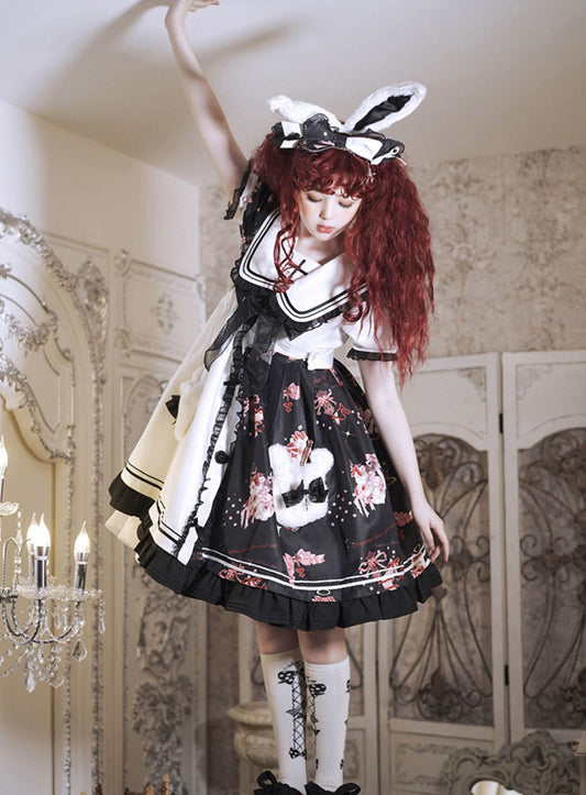 OP Dress♥Ready to Ship♥ Strawberry Bear ♥Sweet Lolita Dress