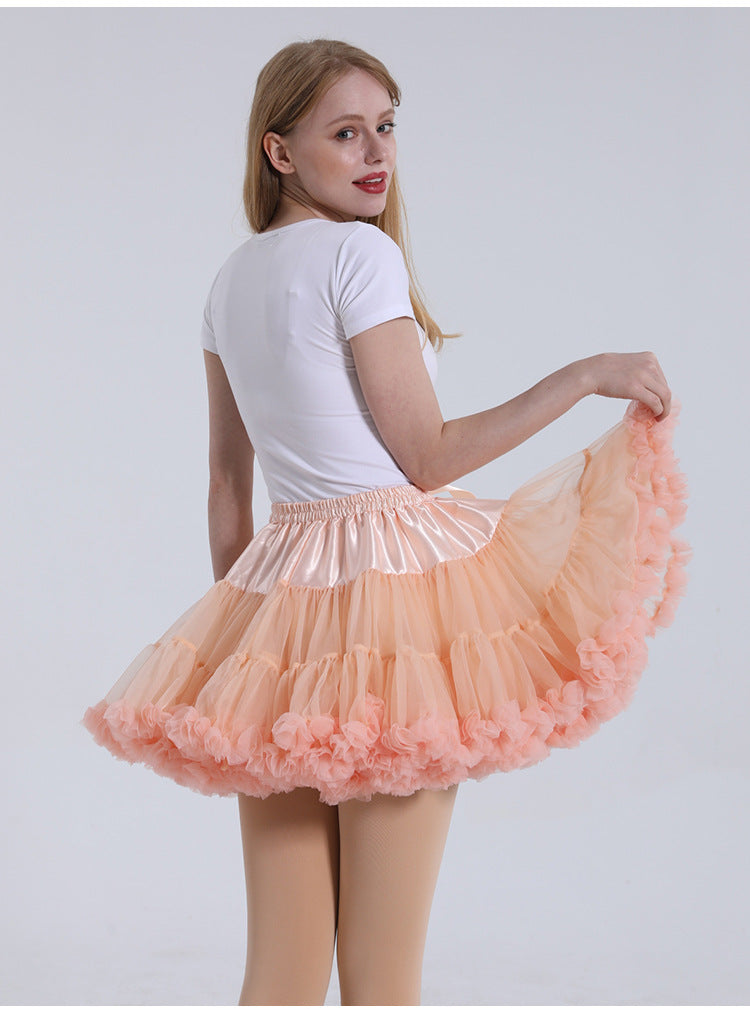 Daily 40cm Length Cloud Colorful Petticoat